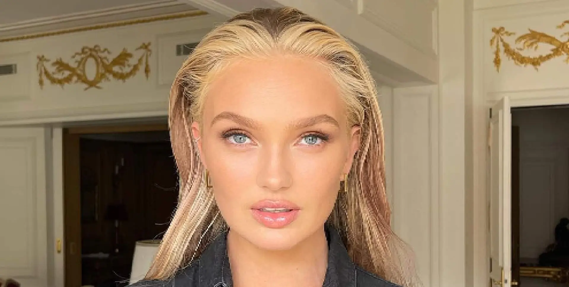 romee strijd toont verbazingwekkende look op foto