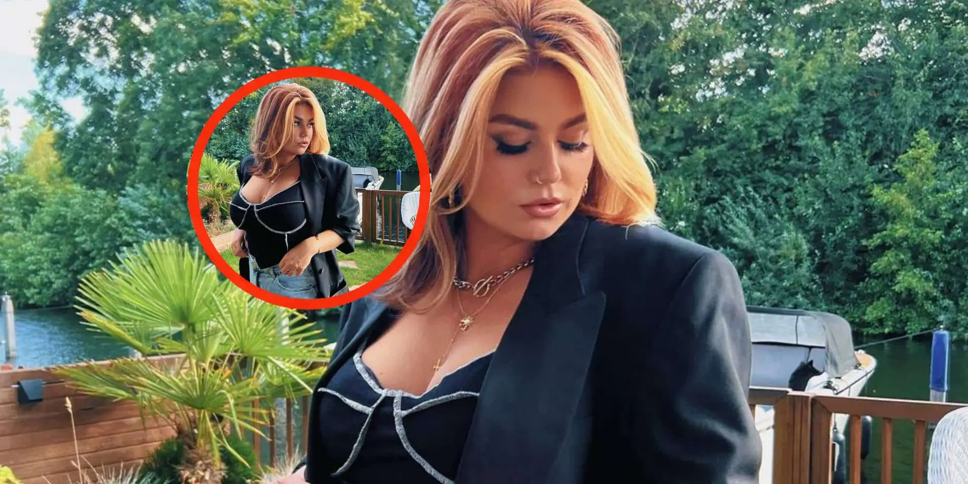 roxeanne hazes foto buiten
