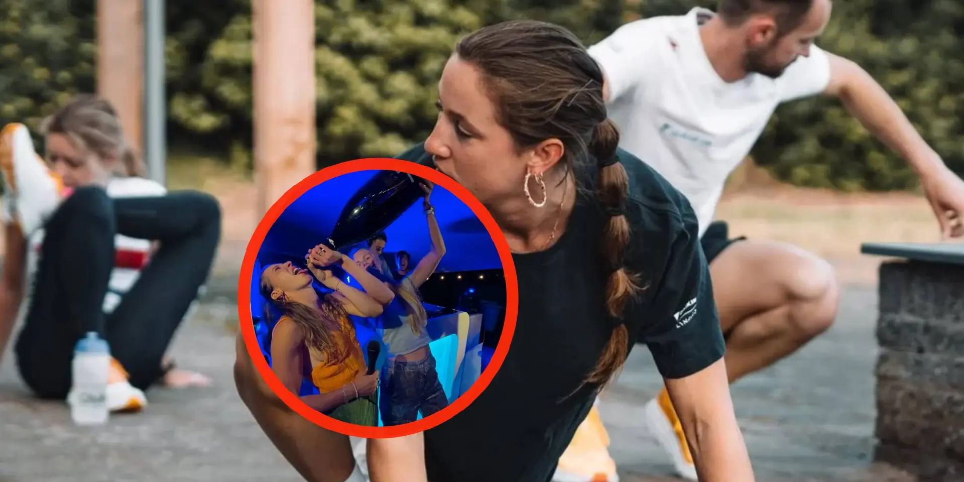 suzanne schulting feestje wild foto