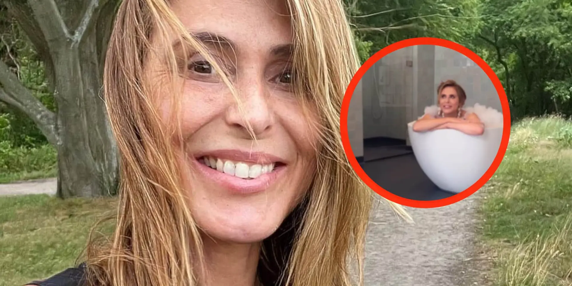 video heleen van royen laat zich van top tot teen fotograferen in zalig bad