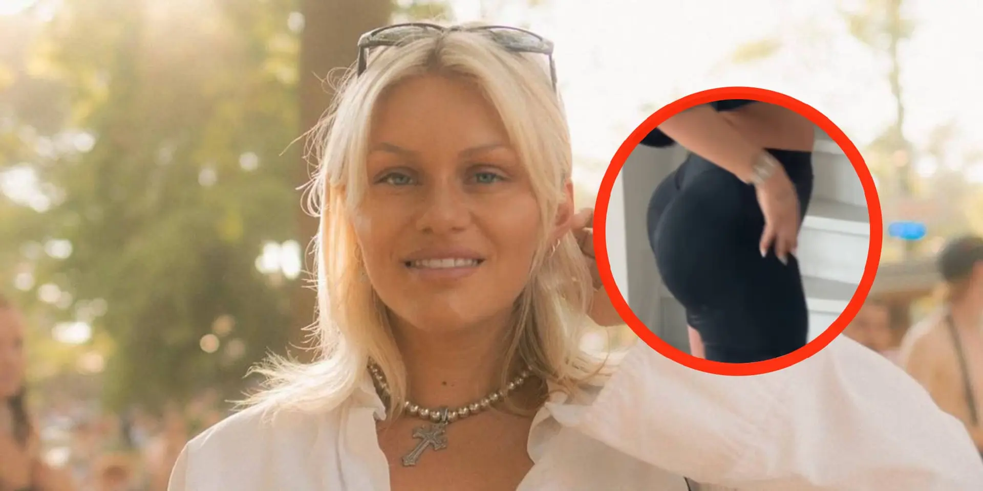 video influencer roxanne kwant vult stiekem haar broekje op