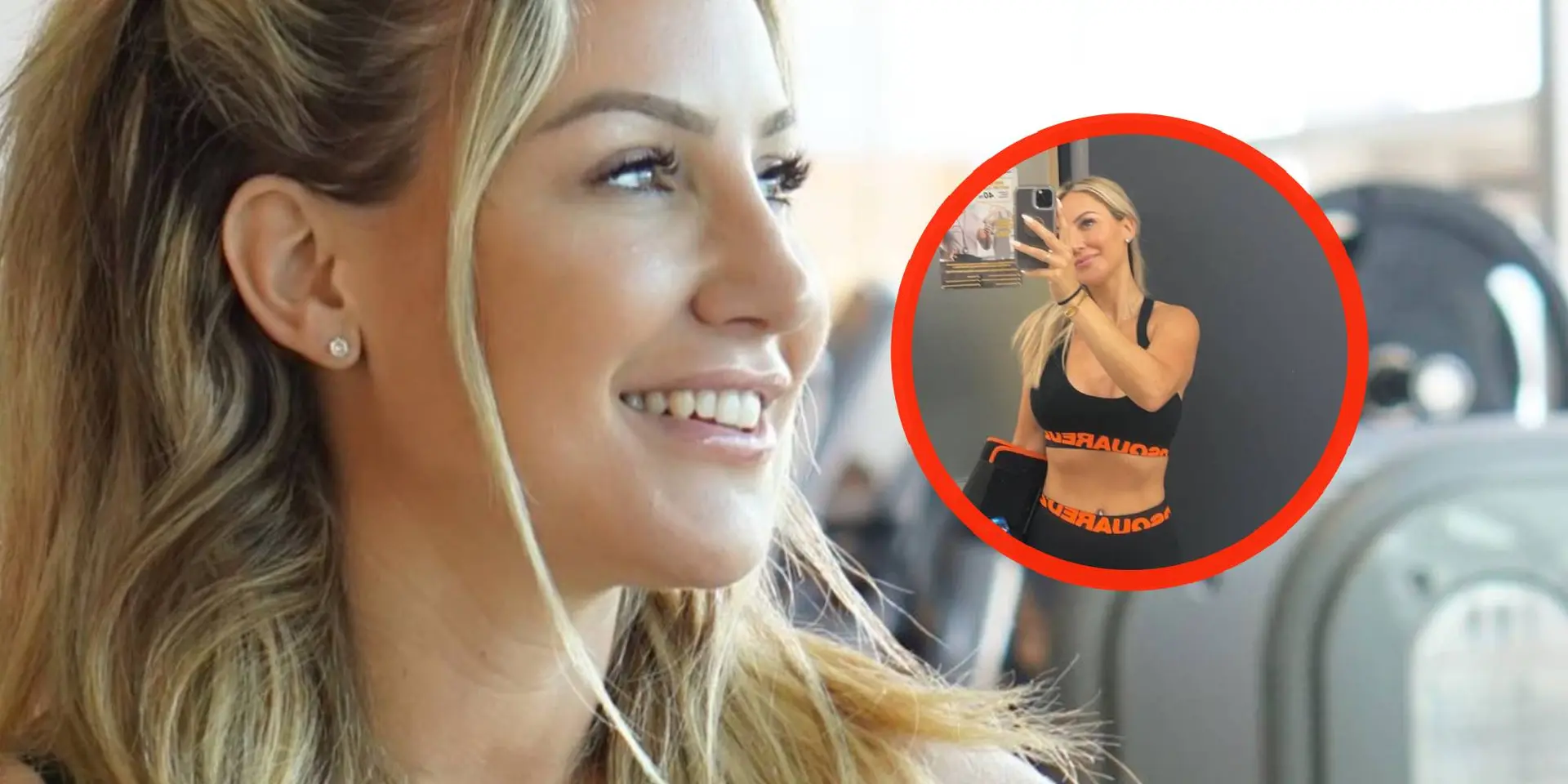 video naomy van beem laat haar fitte lijf trillen in de sportschool