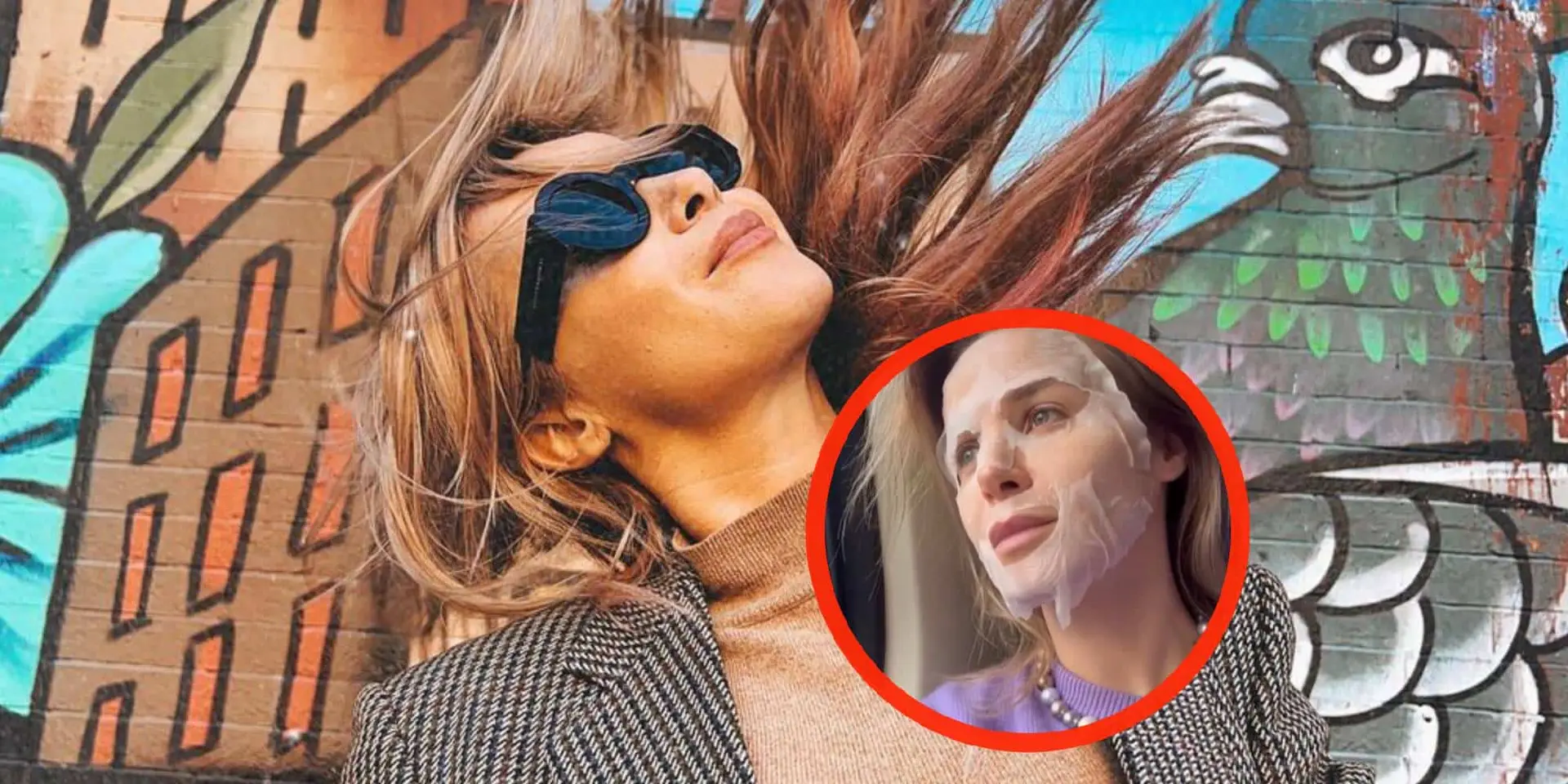 video victoria koblenko stapt per ongeluk de trein in met wit goedje op haar gezicht