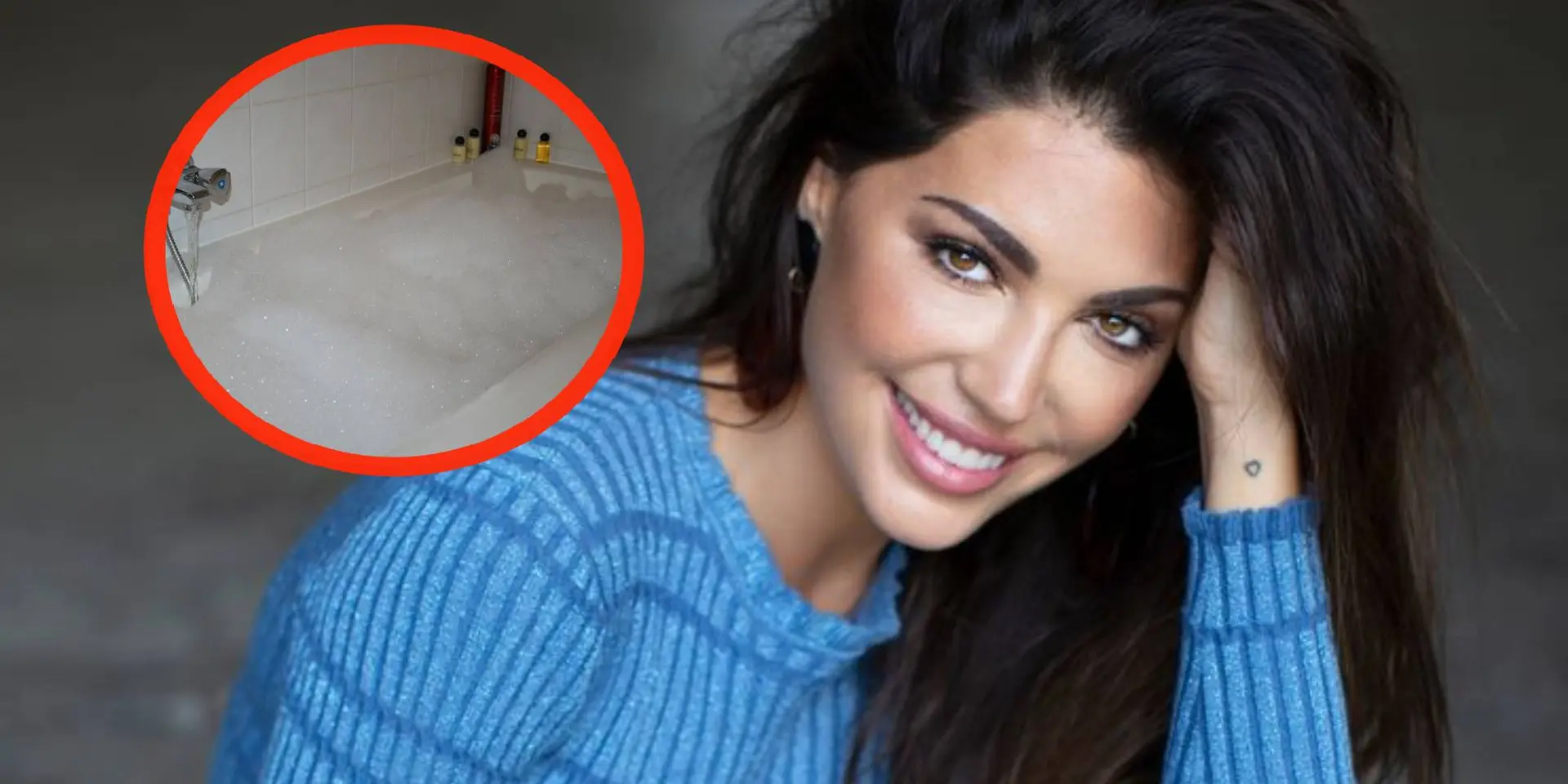 yolanthe cabau van kasbergen in bad foto