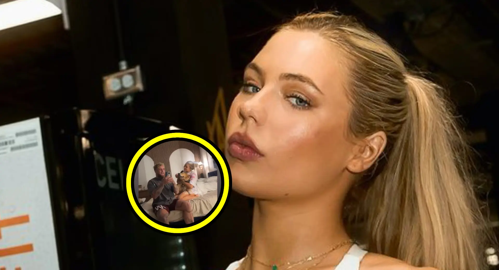 jutta leerdam belandt in bed met jake paul en harige vriend