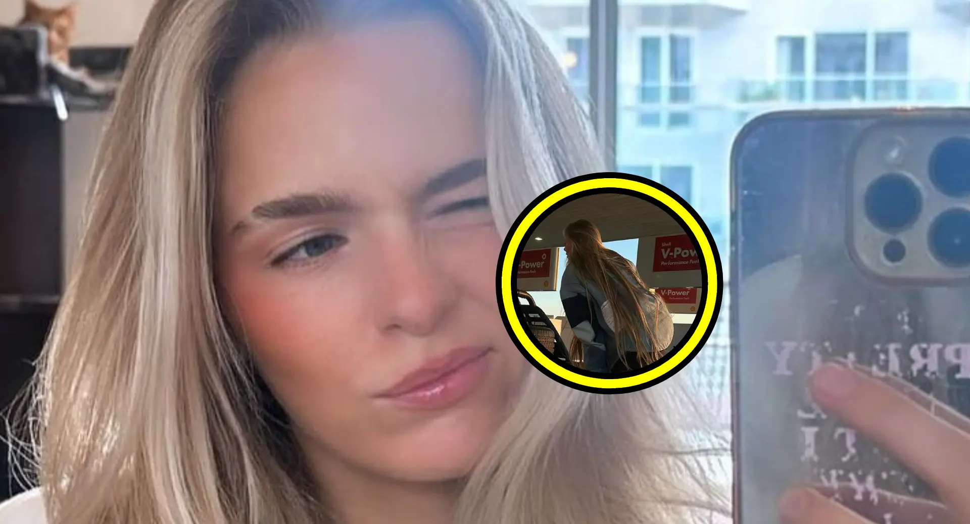 lies zhara pronkt in het openbaar met haar indrukwekkende achterbumper fotos