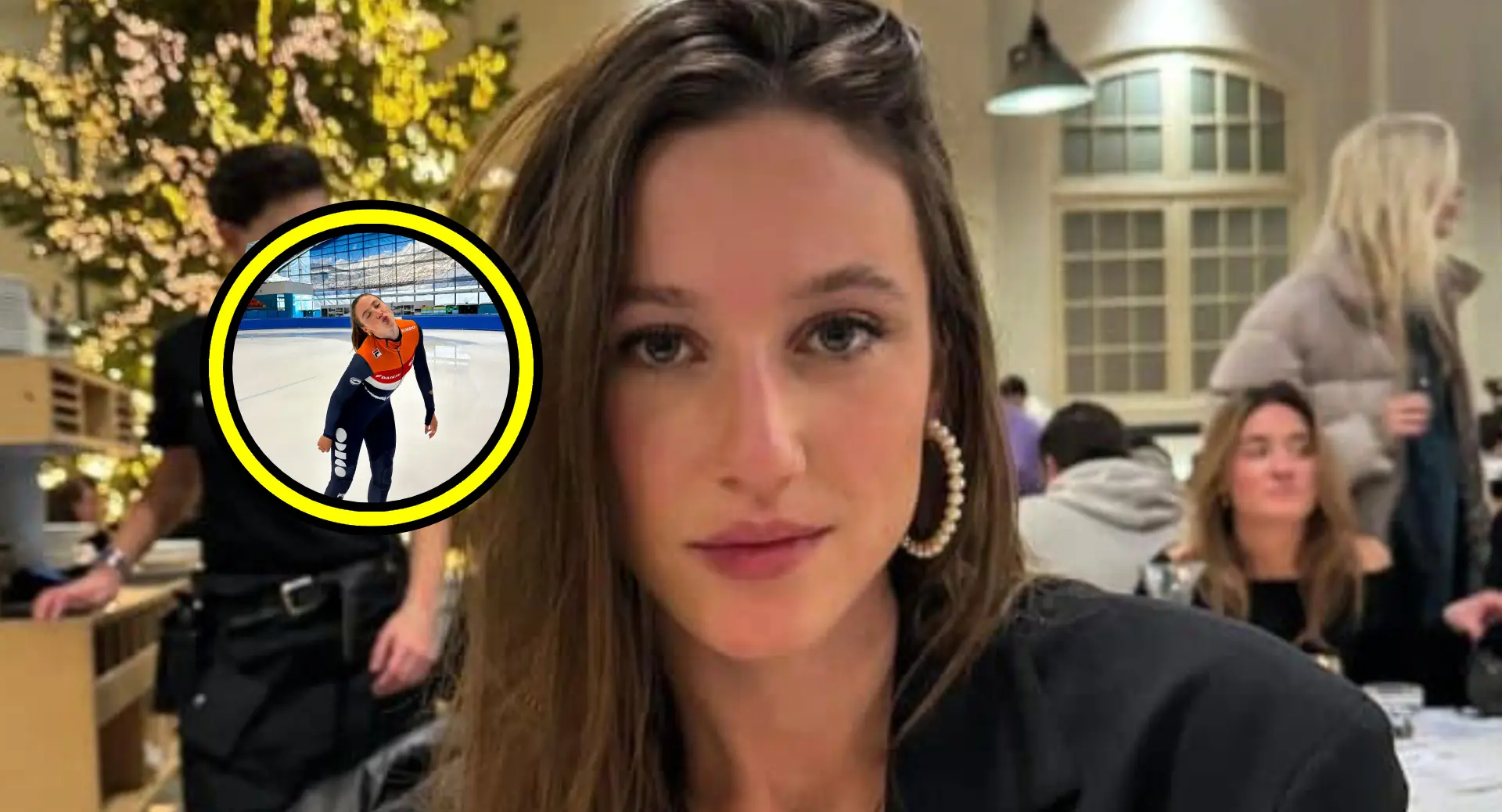 suzanne schulting laat eindelijk weer haar ronde vormen zien in strak schaatspakje fotos