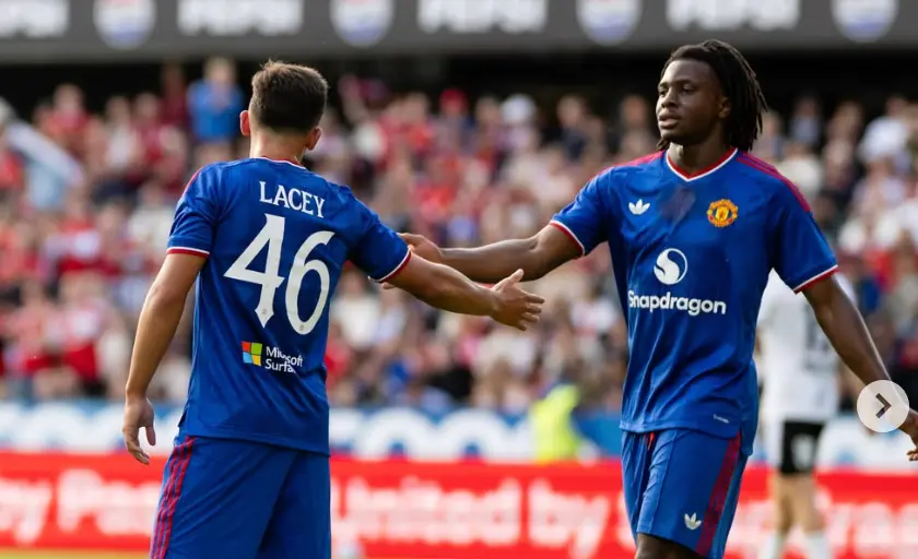 Man Utd star Lacey