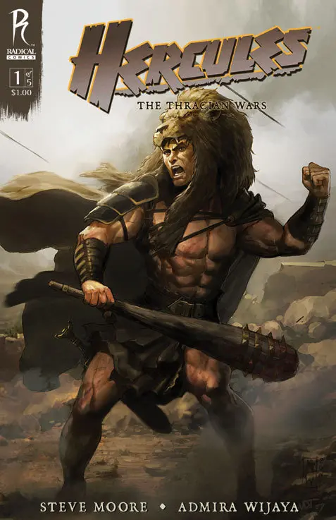 hercules thracian wars comic book cover
