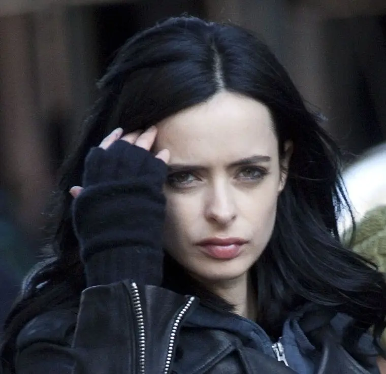 krysten ritter on the set of a k a jessica jones in new york city march 2015 1