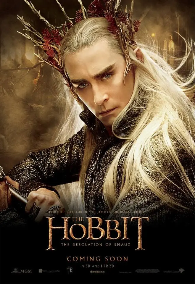 the hobbit the desolation of smaug thranduil poster