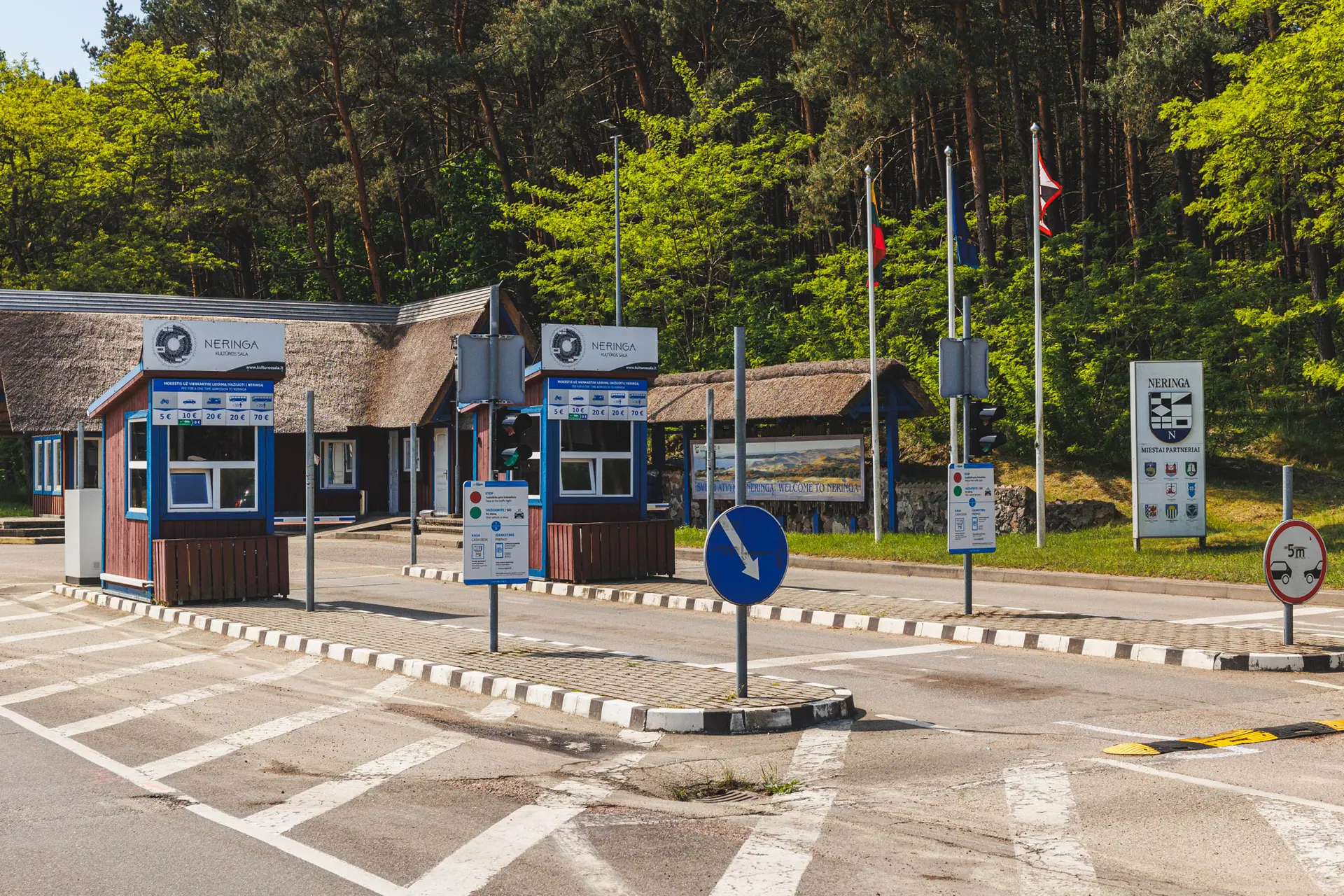 Įvažiavimas į Neringą / R. Tenio nuotr.