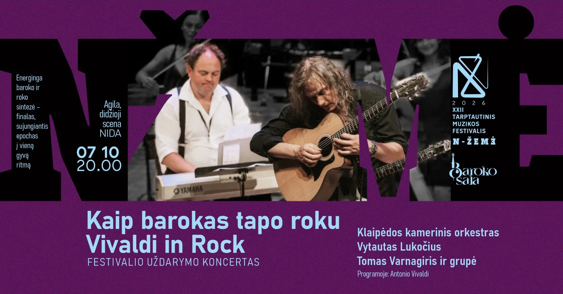 Festivalio uždarymo koncertas | „Vivaldi in Rock“