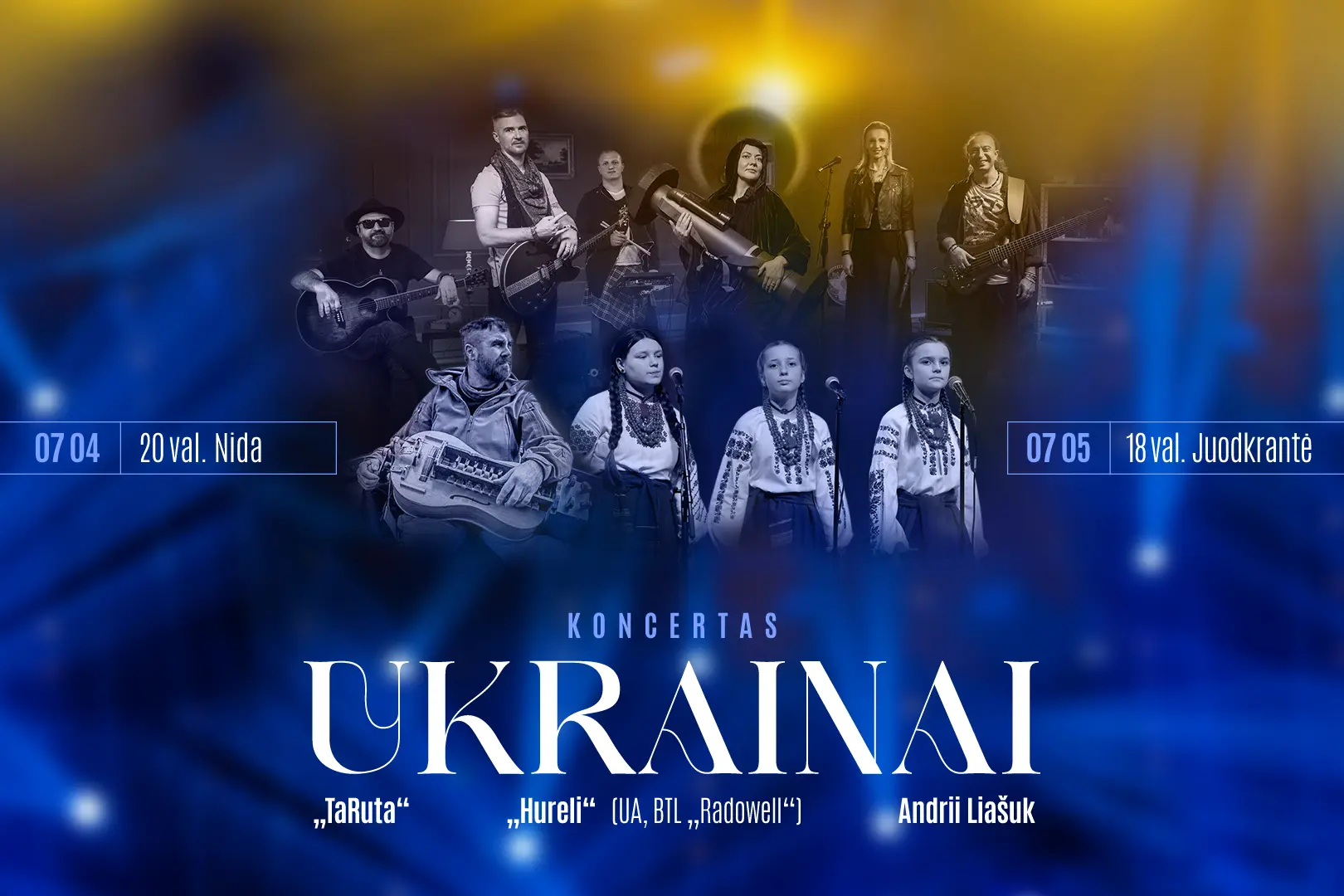 Koncertas Ukrainai Juodkrantėje
