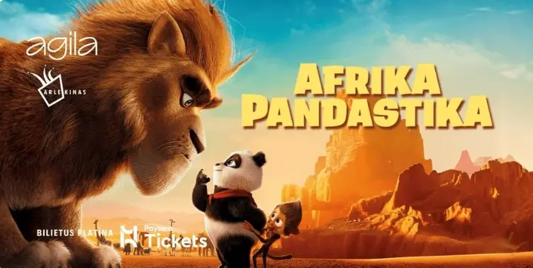 AGILA x ARLEKINAS: animacinis filmas „Afrika Pandastika“