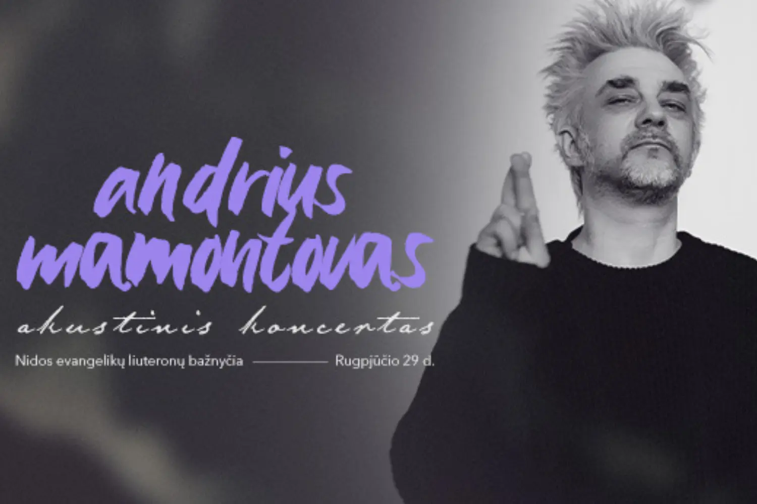 Andrius Mamontovas | Akustinis koncertas Nidoje