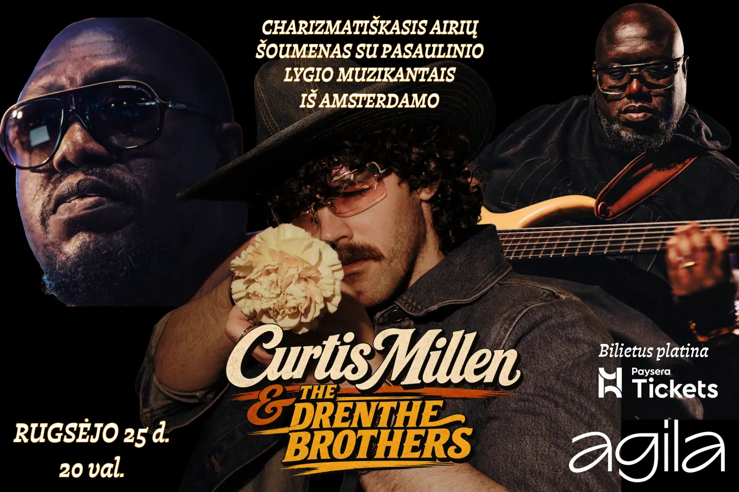 Koncertas „Curtis Millen & The Drenthe Brothers"