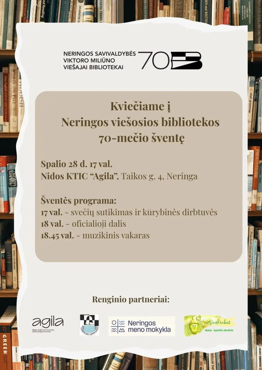 Neringos viešosios bibliotekos jubiliejus