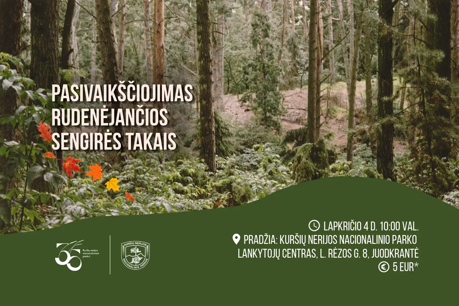 Pasivaikščiojimas rudenėjančios sengirės takais