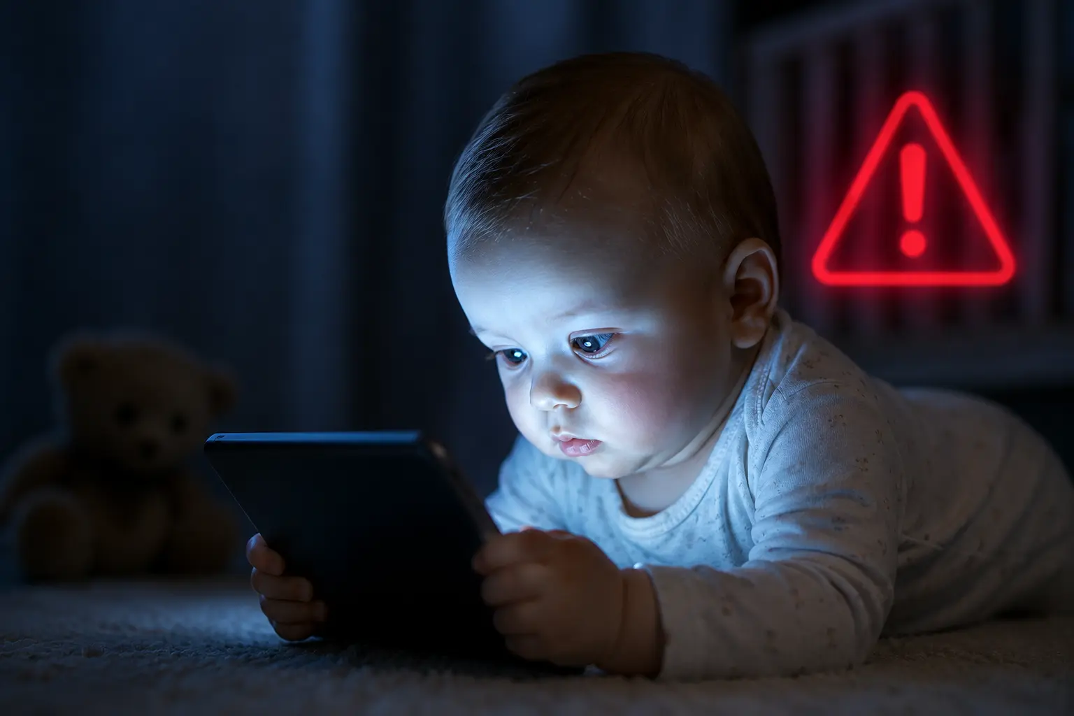 schermen, baby's, schermtijd