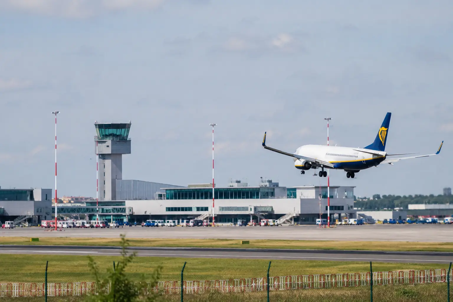 Vliegtuig luchthaven