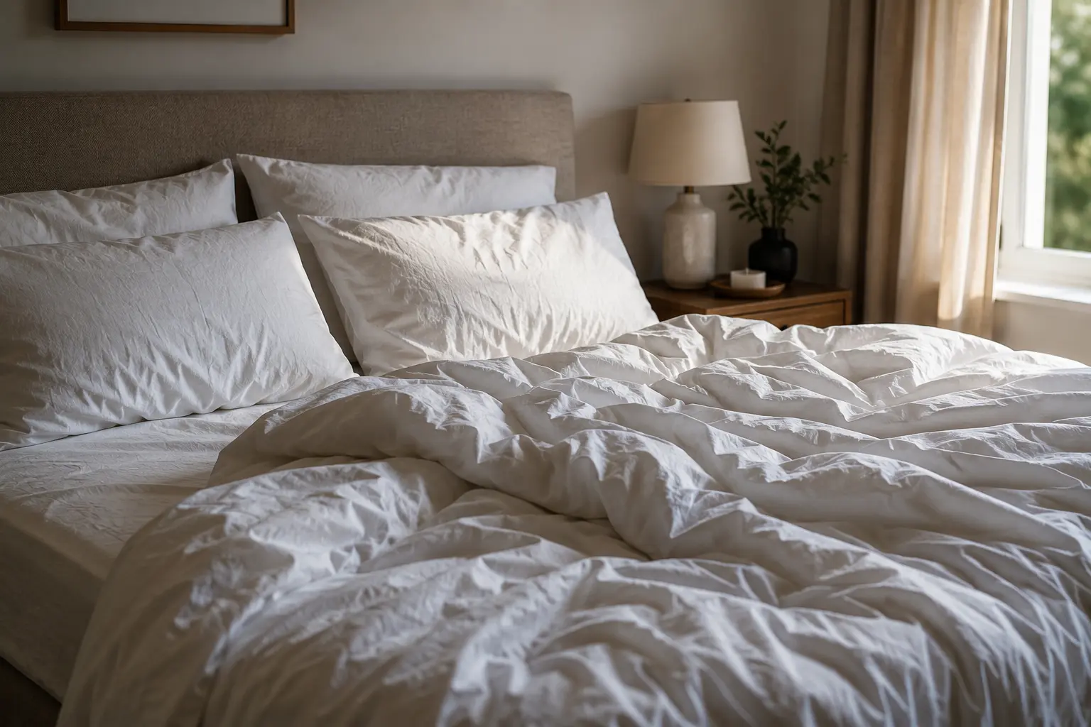 bed, lakens