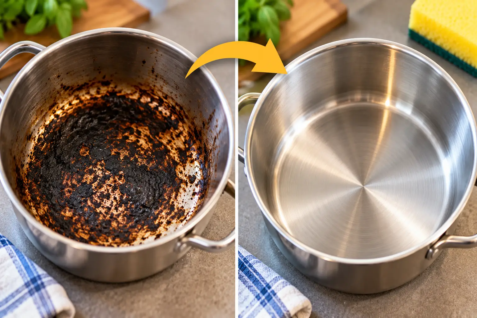 Burnt Pot to Brilliant Shine