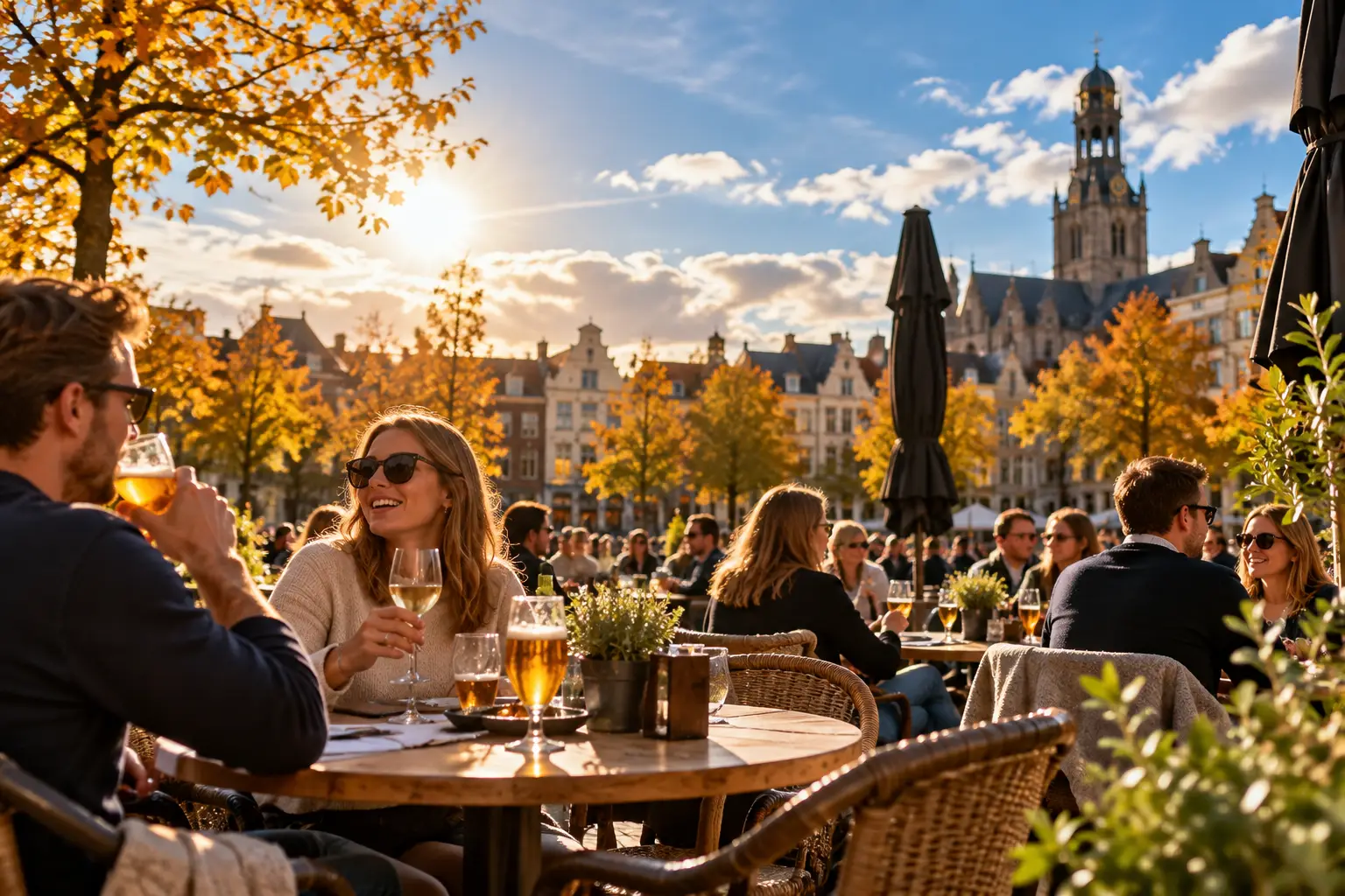 Golden Autumn Café Gathering