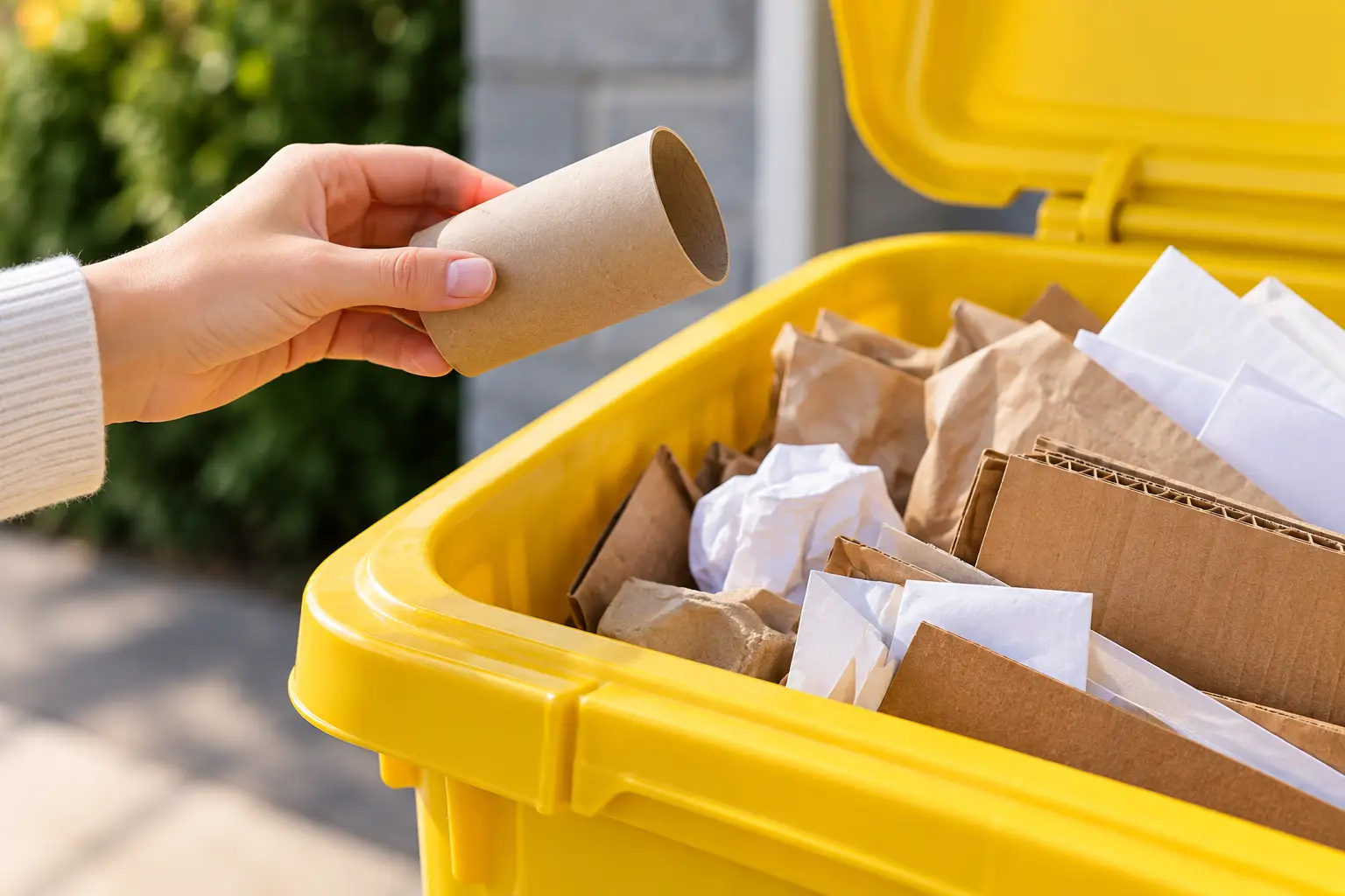 Recycling a Cardboard Tube