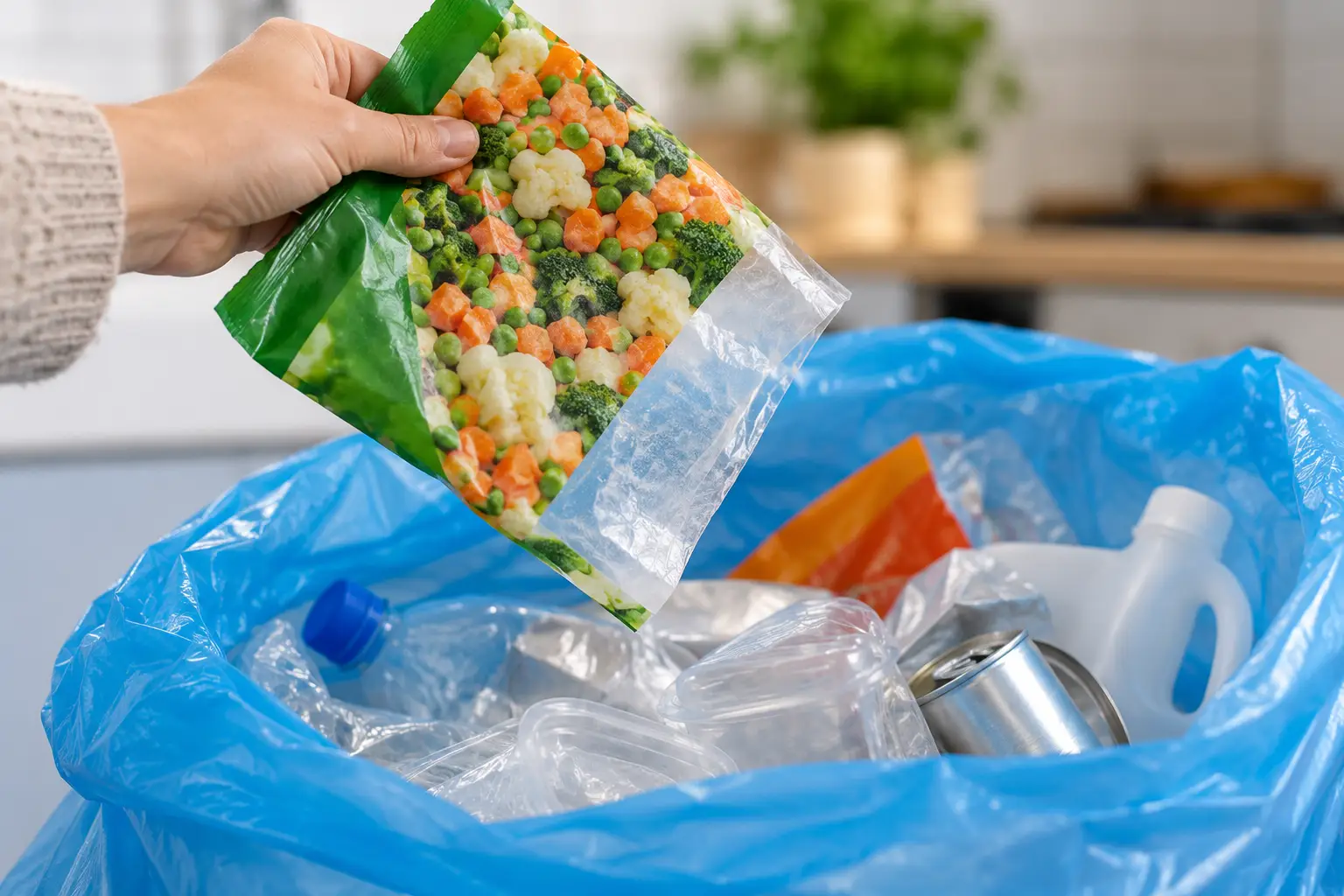 Recycling Frozen Vegetable Packaging