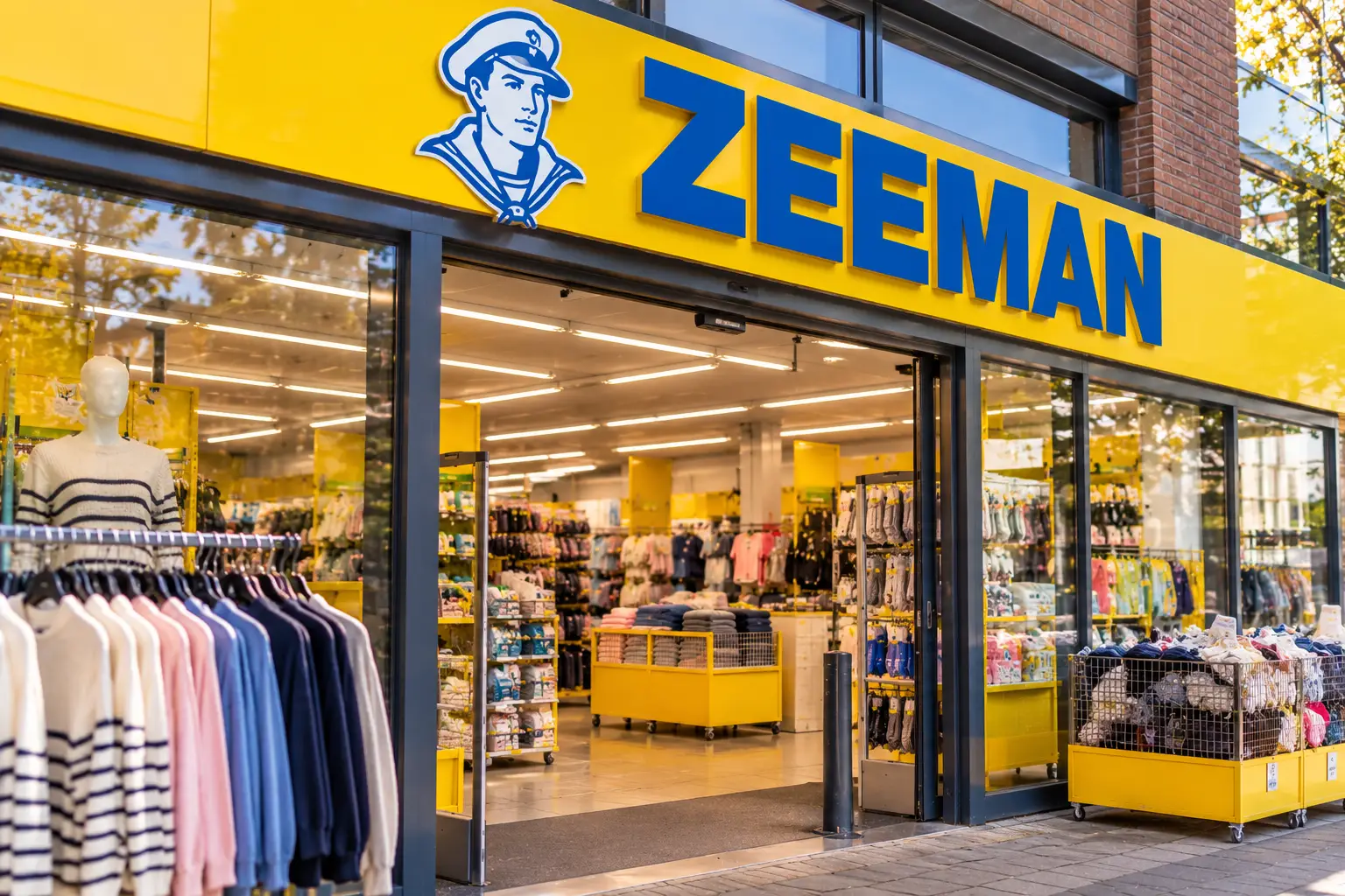 Zeeman Storefront with Colorful Displays
