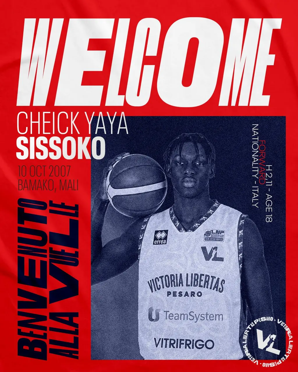 Welcome Cheick Sissoko
