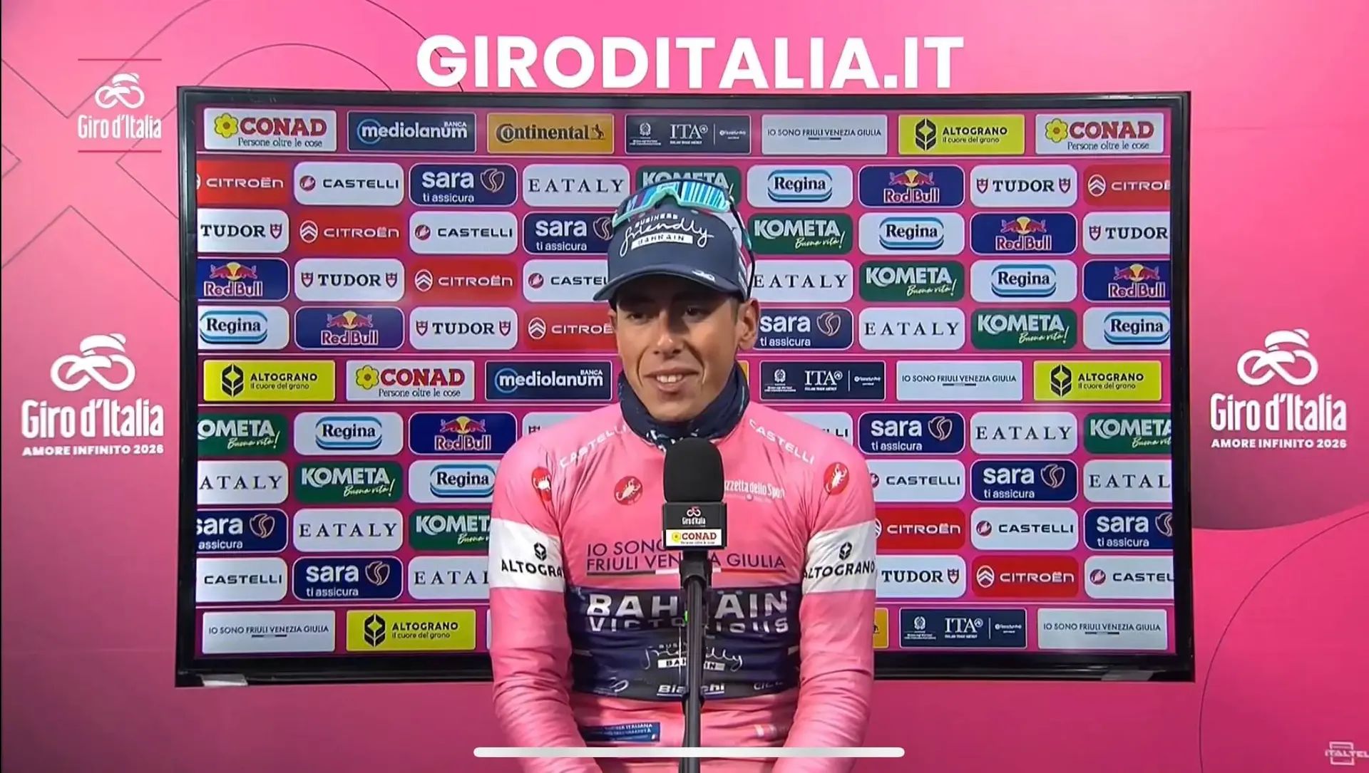 Afonso Eulálio leads the Giro d'Italia after stage 5