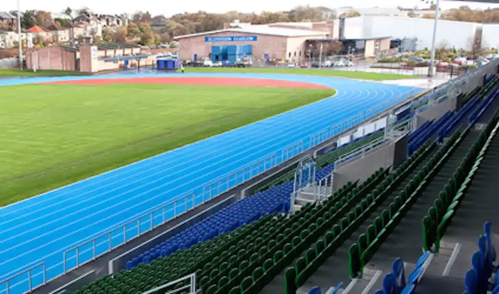 stadium track and pitch