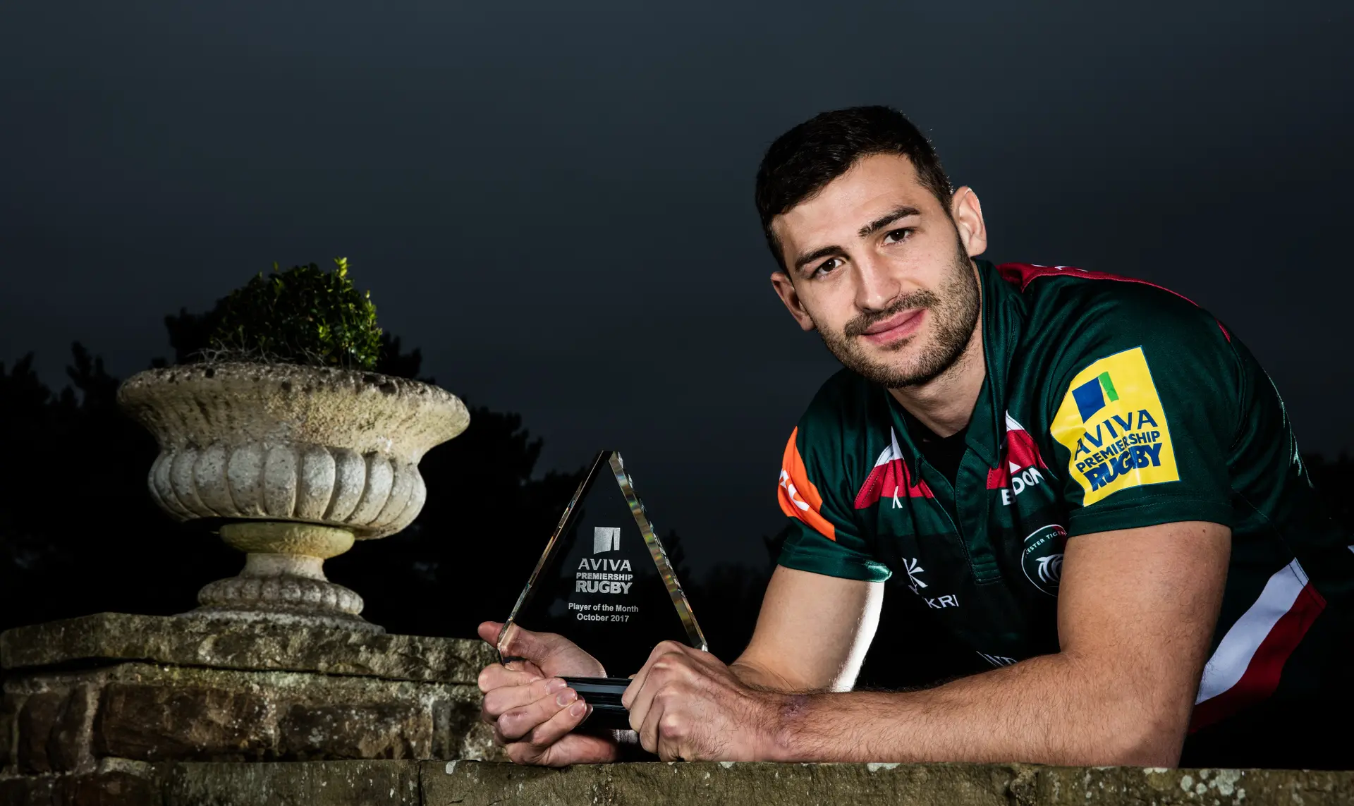 aviva premiership rugby player of the month 28october29 leicester tigers jonny may 1