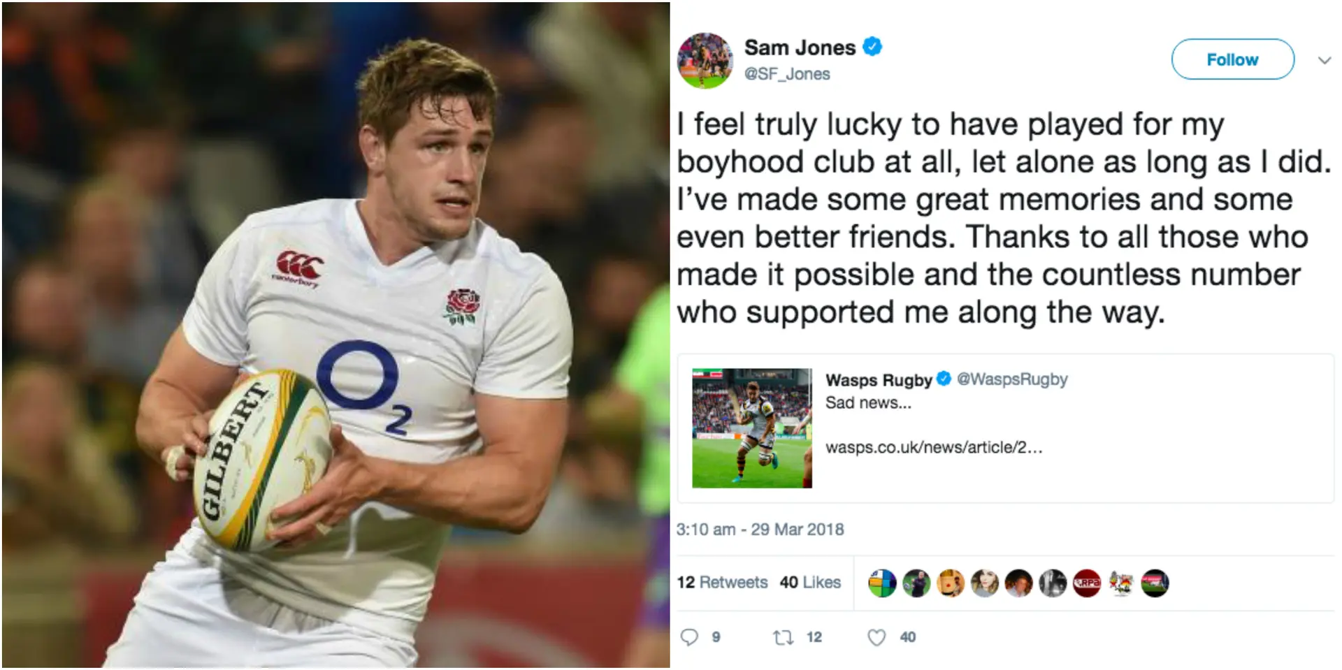 sam jones retirement