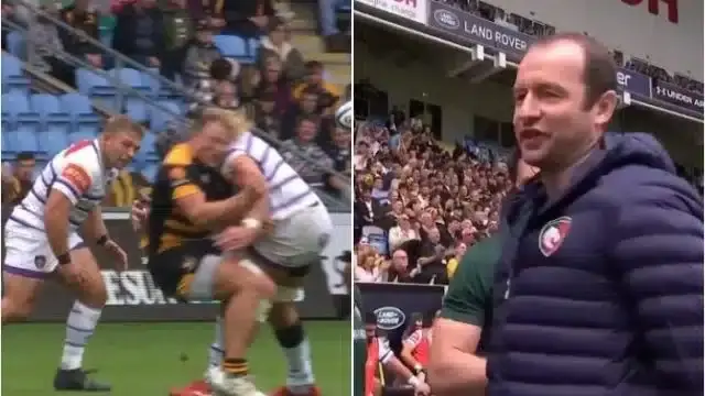 watch controversial red card for high tackle leaves geordan murphy fuming
