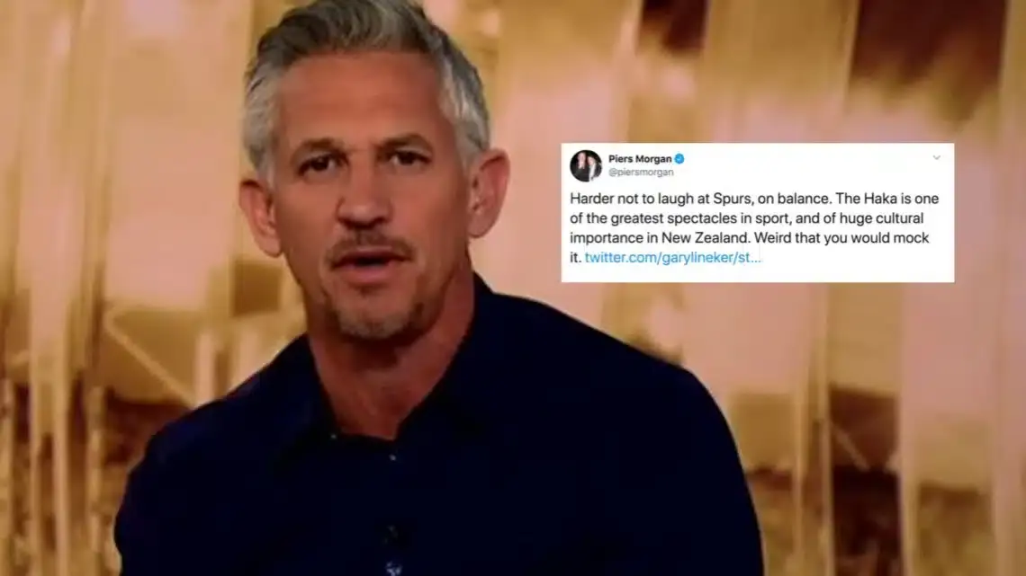 gary lineker deletes tweet about haka amid backlash