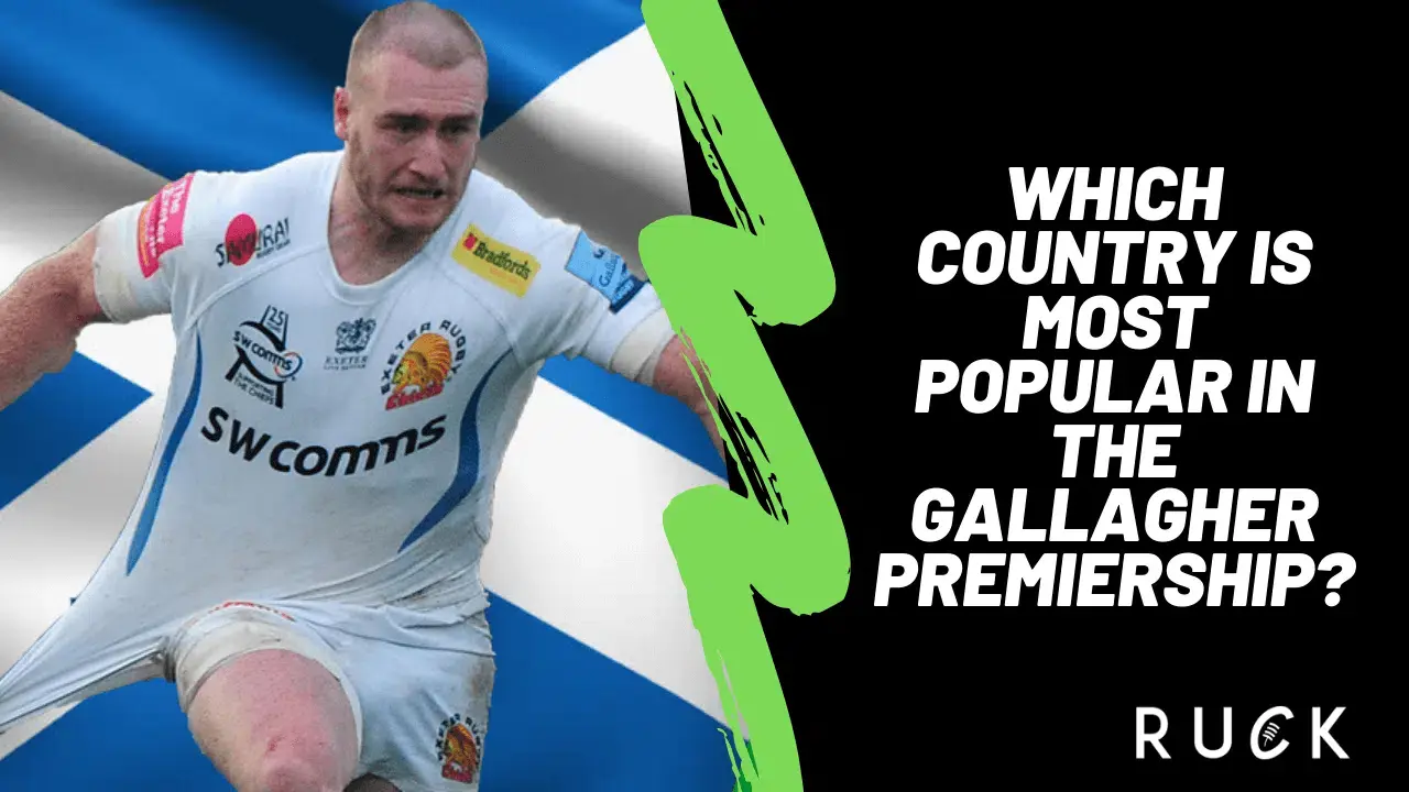 which country is most popular in the gallagher premiership 1