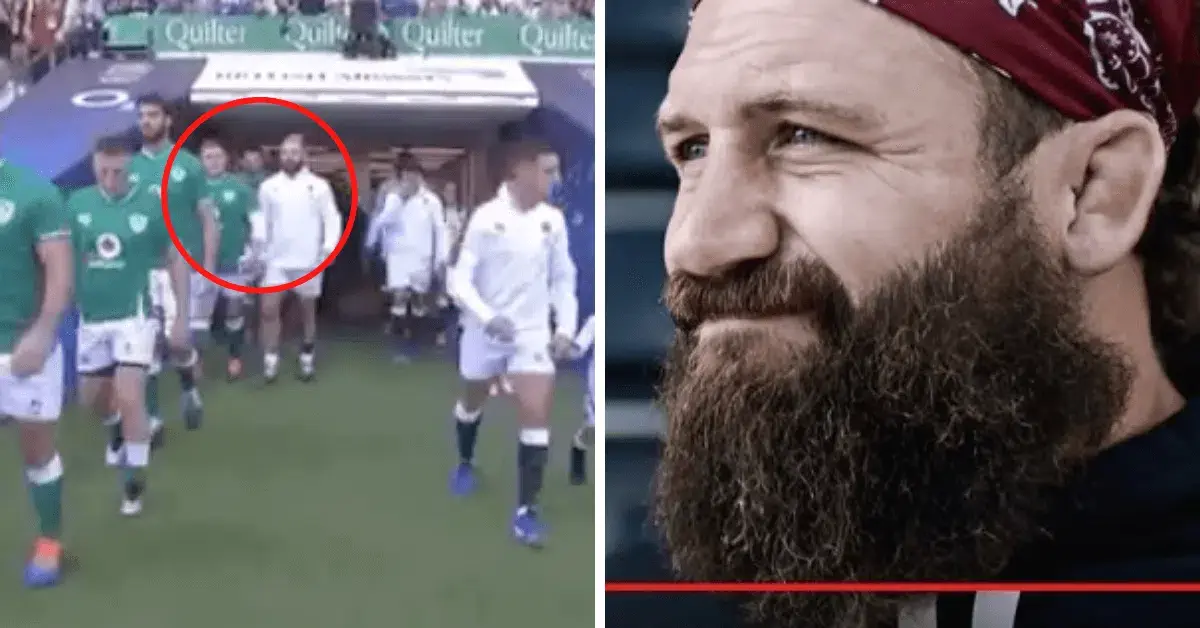 when the refs getting cross cos he tossed alun wyn off its joe marler 24 1
