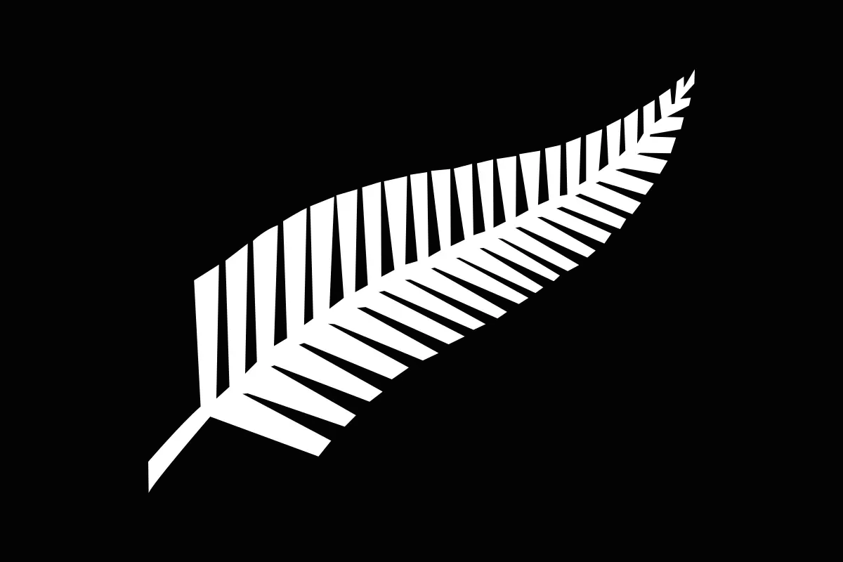 silver fern flagsvg