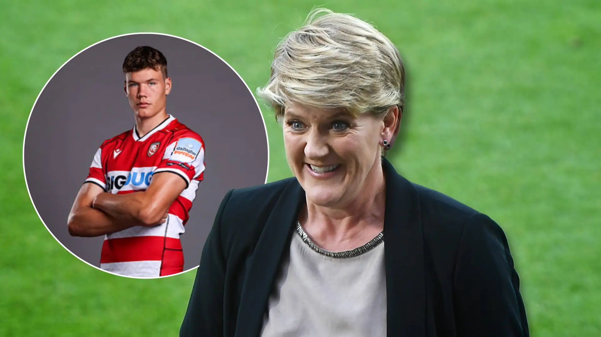 Clare Balding’s 6ft 9in nephew