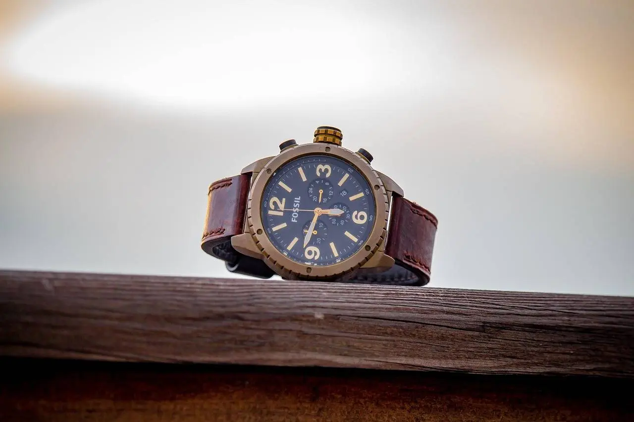 fossil horloge foto van popi