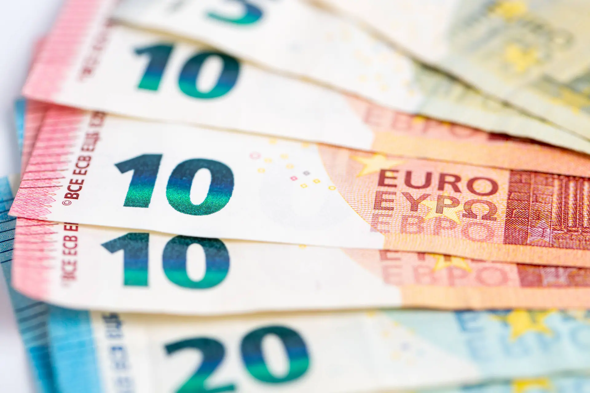 closeup-shot-ten-twenty-euro-bnknotes