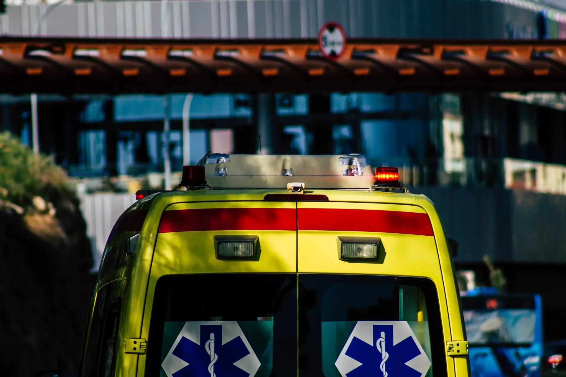 view-ambulance-street