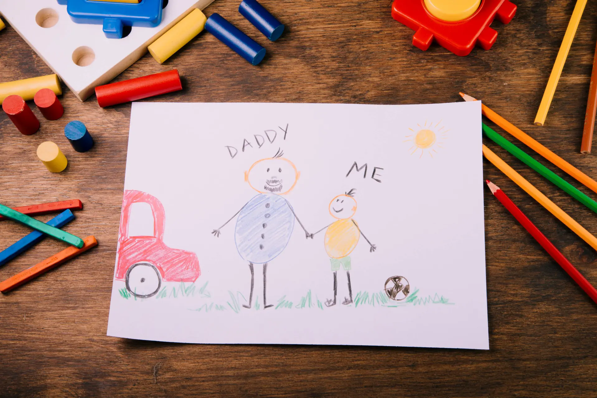 kids-drawing-fathers-day