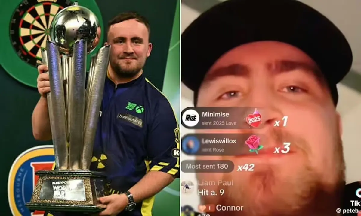 luke littler tiktok vm trofae