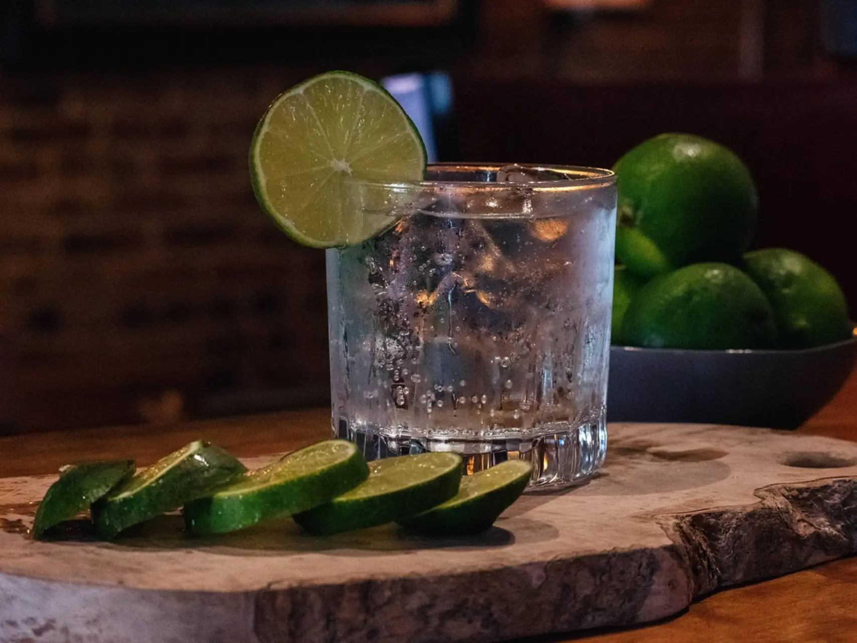 gin met lemon