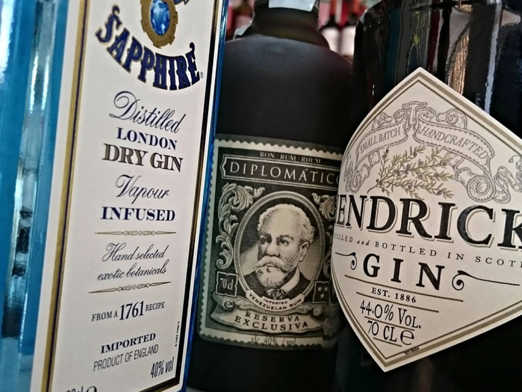 rum en gin