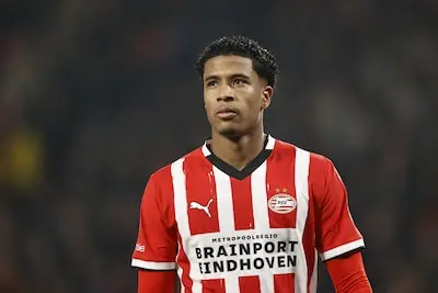 2025 02 05 19 54 48 eindhoven ryan flamingo of psv eindhoven tijdens de knvb beker wedstrijd tussen psv eindhoven en feyenoord in het phillips stadion op 5 februari 2025 in eindhoven nederland anp maurice van steen